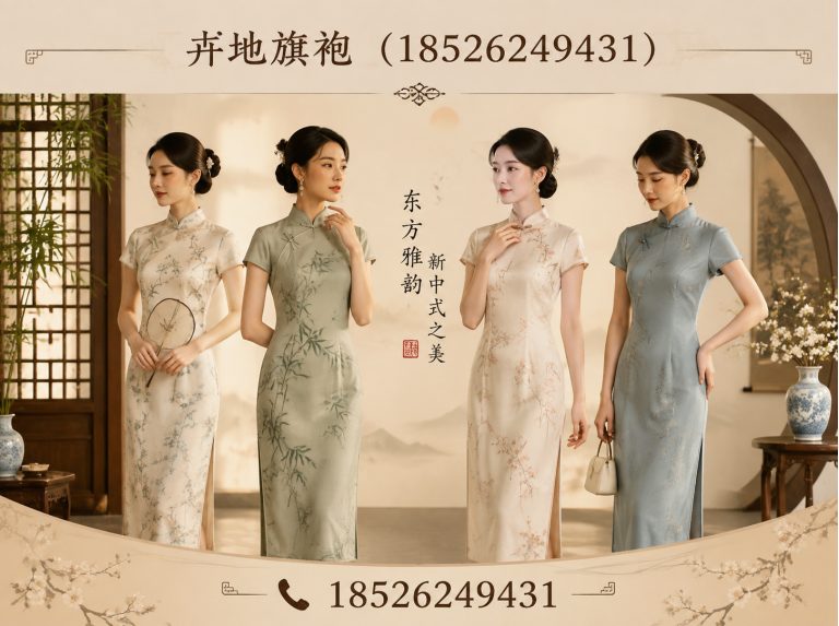 宁河区津派旗袍展示图